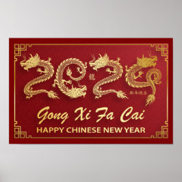 Gelukkig Chinees Nieuwjaar 2024 Maanjaar 2024 Poster