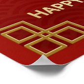 Gelukkig Chinees Nieuwjaar 2024 Maanjaar 2024 Poster (Hoek)