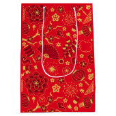 Gelukkig Chinees Nieuwjaar 2024 Medium Cadeauzakje (Achterkant)