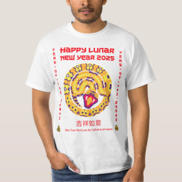 Gelukkig Chinees Nieuwjaar 2025 T-shirt