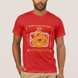Gelukkig Chinees Nieuwjaar 2025 T-shirt
