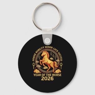 Gelukkig Chinees Nieuwjaar 2026 Jaar Van Het Paard Sleutelhanger