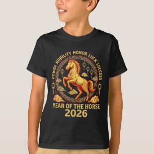 Gelukkig Chinees Nieuwjaar 2026 Jaar Van Het Paard T-shirt