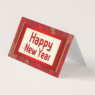 Gelukkig Chinees nieuwjaar 25 pk Kaart