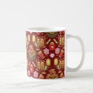 Gelukkig Chinees Nieuwjaar Cadeau Idee Koffiemok