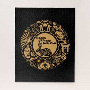 Gelukkig Chinees nieuwjaar konijn 2023 Legpuzzel