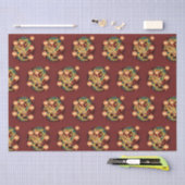 Gelukkig Chinees Nieuwjaar modern Aziatisch patroo Tissuepapier (Craft)