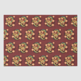 Gelukkig Chinees Nieuwjaar modern Aziatisch patroo Tissuepapier