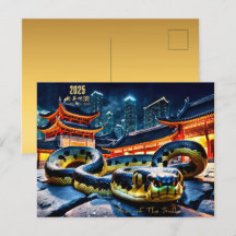 Gelukkig Chinees Nieuwjaar Slang 2025 HPostC