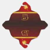 Gelukkig Chinees Nieuwjaar Slang 2025 TOFB Bedankdoosjes (Ongevouwen)