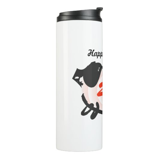 Gelukkig Chinees nieuwjaar van de Varkenshouding Thermosbeker (Gedraaid links)