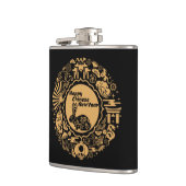 Gelukkig Chinees Nieuwjaar van het konijn Heupfles (Links)