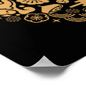 Gelukkig Chinees Nieuwjaar van het konijn Poster (Hoek)