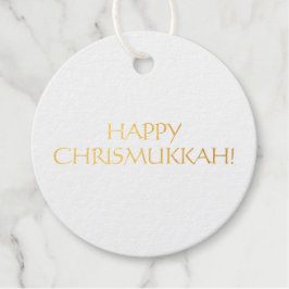 Gelukkig Chrismukkah eenvoudig minimalistisch eleg Bedankjes Labels