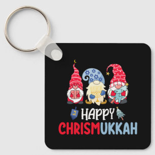 Gelukkig Chrismukkah Kabouters Hanukkah Prettig ke Sleutelhanger