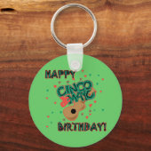 Gelukkig Cinco de Mayo Birthday! Sleutelhanger (Voorkant)