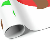 gelukkig cinco de mayo mustache pepper grappig cadeaupapier (Rol Hoek)