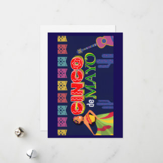 Gelukkig Cinco de Mayo wenskaart Feestdagenkaart
