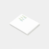 Gelukkig Citaat - De dankbaarheid heeft zin in onz Post-it® Notes (Schuin)