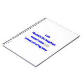 Gelukkig Citaat - Ik ben dankbaar voor het lachen, Notitieboek (Linkerzijde)