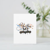 Gelukkig citaat met ballonnen - U MAAKTE ME SMILE! Briefkaart (Staand voorkant)