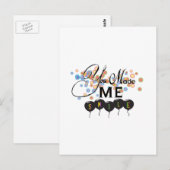 Gelukkig citaat met ballonnen - U MAAKTE ME SMILE! Briefkaart (Voorkant / Achterkant)