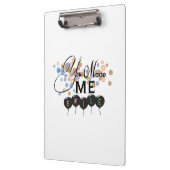 Gelukkig citaat met ballonnen - U MAAKTE ME SMILE! Klembord (Links)