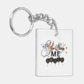 Gelukkig citaat met ballonnen - U MAAKTE ME SMILE! Sleutelhanger (Voorkant Links)
