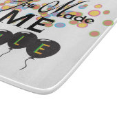 Gelukkig citaat met ballonnen - U MAAKTE ME SMILE! Snijplank (Hoek)