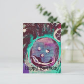 Gelukkig collage Gelukkige verjaardag Briefkaart (Staand voorkant)