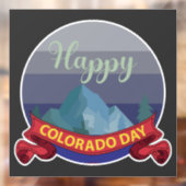 Gelukkig Colorado Day teken Raamsticker (Vel 2)