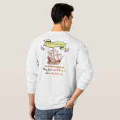Gelukkig Columbusdag T-Shirt  (Achterkant volledig)