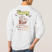 Gelukkig Columbusdag T-Shirt  (Achterkant)