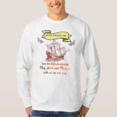 Gelukkig Columbusdag T-Shirt  (Voorkant)