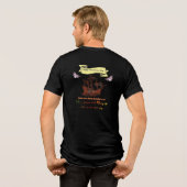 Gelukkig Columbusdag Tri-Blend T-shirt (Achterkant volledig)