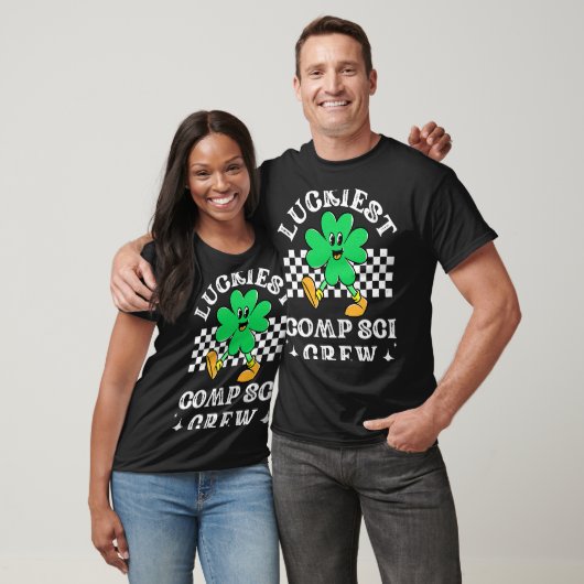 Gelukkig Comp Sci Crew Computer Science Coder St P T-shirt (Unisex)