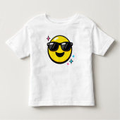 Gelukkig Cool Smiley Gezicht Y2K Peuter T-Shirt (Voorkant)