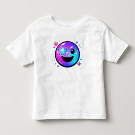 Gelukkig Cool Smiley Gezicht Y2K Peuter T-Shirt