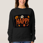 Gelukkig Cute Hallowen Trui (Voorkant)