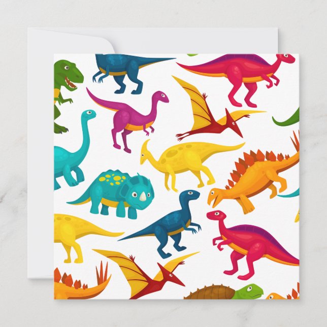 Gelukkig cuteDino  (Voorkant)