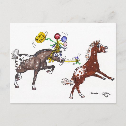 Gelukkig Dag! Briefkaart (Voorkant)