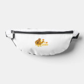 Gelukkig Dag van Thanksgiving Turkije Dankbare Man Heuptasje (Liggend)