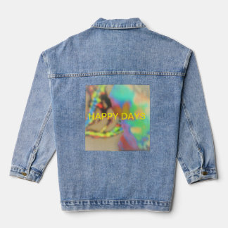 Gelukkig dagen denim jacket
