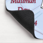 Gelukkig Dank een Mailman Dag Februari 4 Muismat (Hoek)