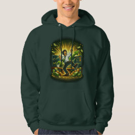 Gelukkig Dansende Handelaar Bullish Markt Hoodie