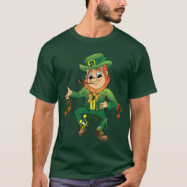 Gelukkig Dansende Irish Leprechaun T-shirt