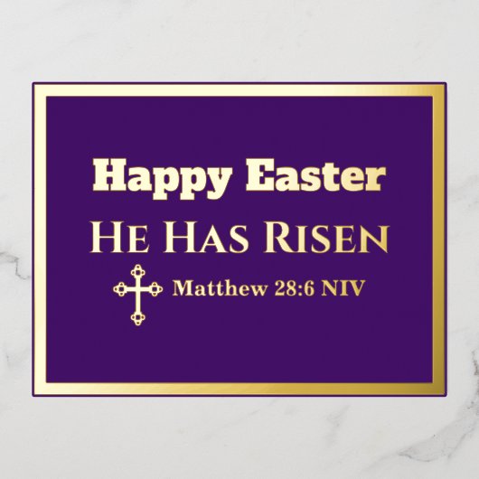 Gelukkig dat hij de Bijbel verse koninklijk Paars Folie Feestdagen Briefkaart (Voorkant)