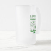 Gelukkig dat je je hebt matglas bierpul (Voorkant rechts)