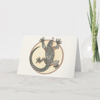 Gelukkig de Hagedis van Sedona, Arizona Kaart