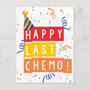 Gelukkig de laatste Chemo! Briefkaart